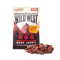 Wild West Beef Jerky Original Jerky Protein Fitness Snack...